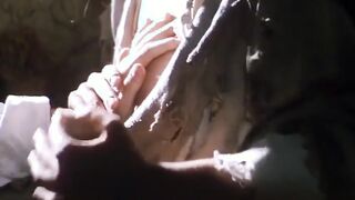 Cute Young Beggar  Girl Shows Her Naked Body to a Young Boy. Classic Taboo Movie Scene