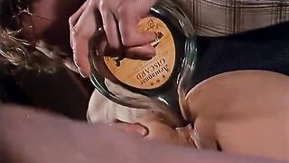 Forced Painful Anal Fucking a Bottle. Scene Two