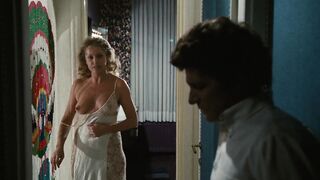 Anna Zinnemann topless, Gioia Scola nude. Goodbye Amen (1977) Young Son Peeping on Topless Mom