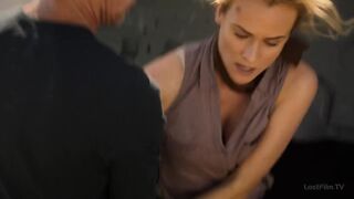 Forced Celebrity Scene - The Bridge (2014) Ctress - Diane Kruger