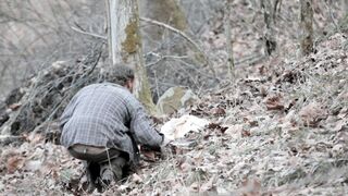 Pervert Man with a Gun in the Woods. Forced and Rape Dead woman. Child of God (2013)