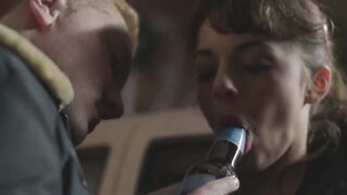 A guy puts a bottle in a teenage girl's mouth and makes her suck. Denise (2017) Gaya Carbini