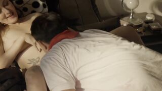 MILF Seduced a Young Guy for Money to Have Sex