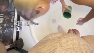 Mommy's Help. Penis and Ball Wash