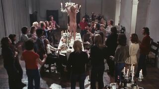 The writer forced his red-haired wife and black maid. Italian classic scene