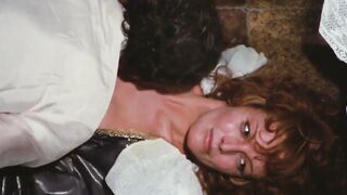 The writer forced his red-haired wife and black maid. Italian classic scene