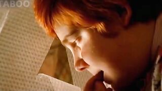 Boys spy on a horny maid