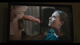 Ashley Lane hot. Blowjob Scene (fake). The Chair Company (2025) s01