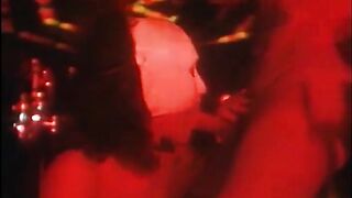 Kinky party. Retro fetish swingers club