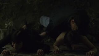 Sabrina Nuñez naked, Romina Arietti nude, Paula Halaban nude etc. actresses in rape sex scenes | Erotic Horror "The Longest Night" (2020)