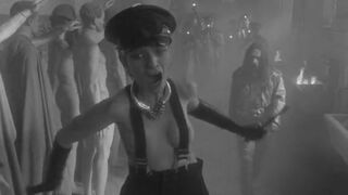 Nathalie Richard topless, Christa Théret, Agata Buzek, Claire Duburcq nude. She Is Conann (2023) erotic scene