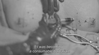 Nathalie Richard topless, Christa Théret, Agata Buzek, Claire Duburcq nude. She Is Conann (2023) erotic scene