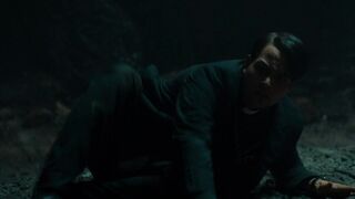 Carrie Munro nude - The Pope's Exorcist (2023) thriller topless