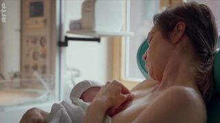 Franziska Hartmann nude, Martina Eitner-Acheampong nude. Monster im Kopf (2023) Pregnant an Lactation Scene