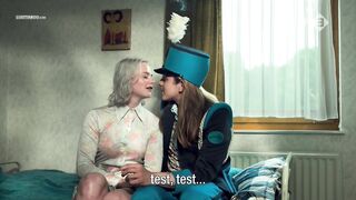 A long-haired hunk fucked a young blonde teenager from the village. Nanna Op Het Weld nude