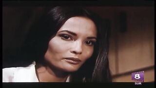 Handjob movie scene. A young female pleases a boy