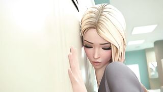 Violence in the school locker room. Gwen Stacy. Animation xxx