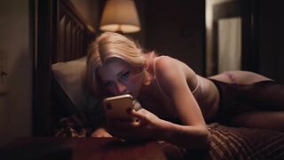 Old man forces a yong blonde woman to have sex