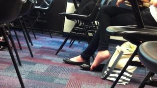 Taboo sex - Candid Feet Classics April 2015 Dangling Shoeplay Flats Asian porn