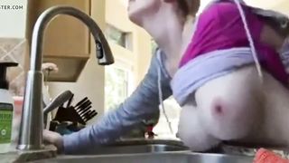 Ugly Busty Step Mother being Fucked by her Son