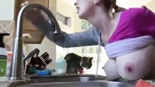 Ugly Busty Step Mother being Fucked by her Son