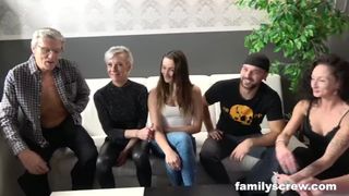 Family Taboo Orgy - Hot Group Video