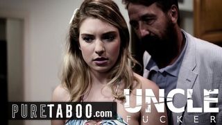 Family Taboo - Uncle Fucker - Nervous Teen Fucked by Step Dad's (PureTaboo)